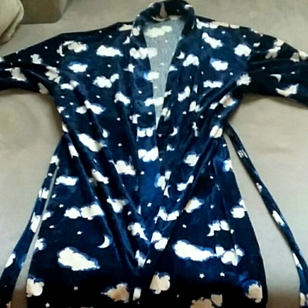 Velvet moon and stars robe, vintage by Moon Rocket
